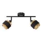 Ledvance Decor Spot Hornet Plafond Spot Zwart 2x2.8W - 827 Zeer Warm Wit | Incl. 2x E14